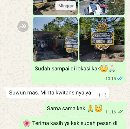 Pengiriman Papan Bunga Duka Jelupang