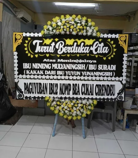 Papan Bunga Duka Jelupang
